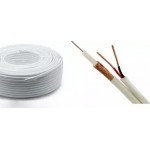 Cablu coaxial RG59 cu alimentare 2x0,5 (CAB0028) - www.lutek.ro